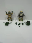 Metalhead 1989 Teenage Mutant Ninja Turtles Action Figure Lot of 2 with Weapons