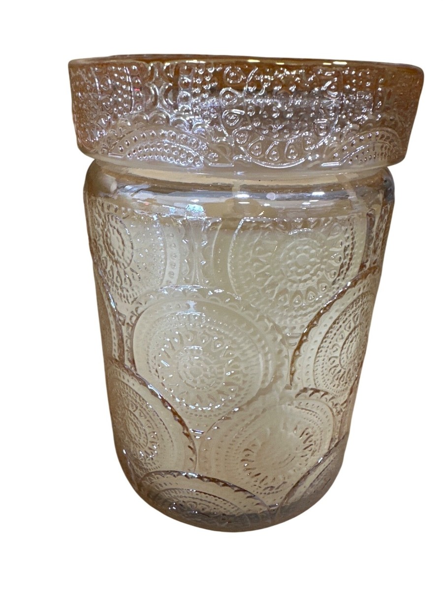 Leoben No 12 Jasmine Saffron Glass Candle 18 Oz 1 Wick Vegan Soy