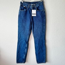 Ragged Priest Cougar Mom Jeans Indigo Organic Cotton High Rise Blue 28 NEW