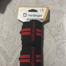 Harbinger Red Line 18" Weight Lifting Wrist Wraps Black/Red Pair