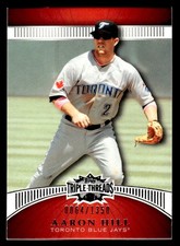 Aaron Hill 2010 Topps Triple Threads #/1350 #110 Toronto Blue Jays ESE