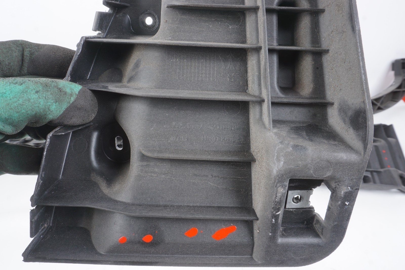 2014 - 2017 Maserati Ghibli Rear Bumper Support Mount Bracket Set OEM