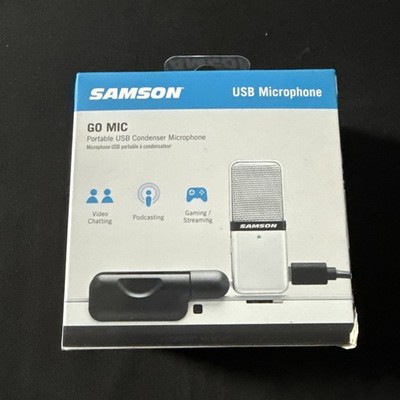 Samson Go Mic Tragbares USB Kondensatormikrofon   Brandneu Versiegelt   Podcasting