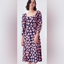 DIANE VON FURSTENBERGJoanna Crepe Midi Dress In Leaf Shadow