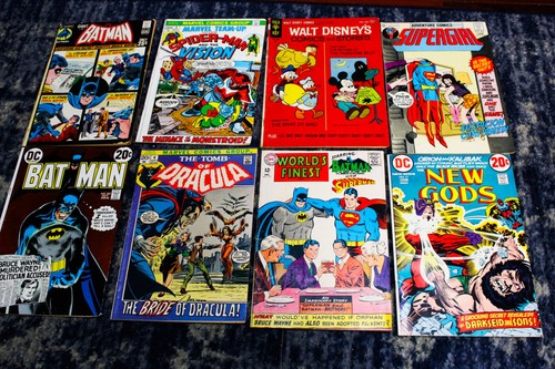 1960s 70s MIXED COMIC BOOK LOT ESTATE FIND!!