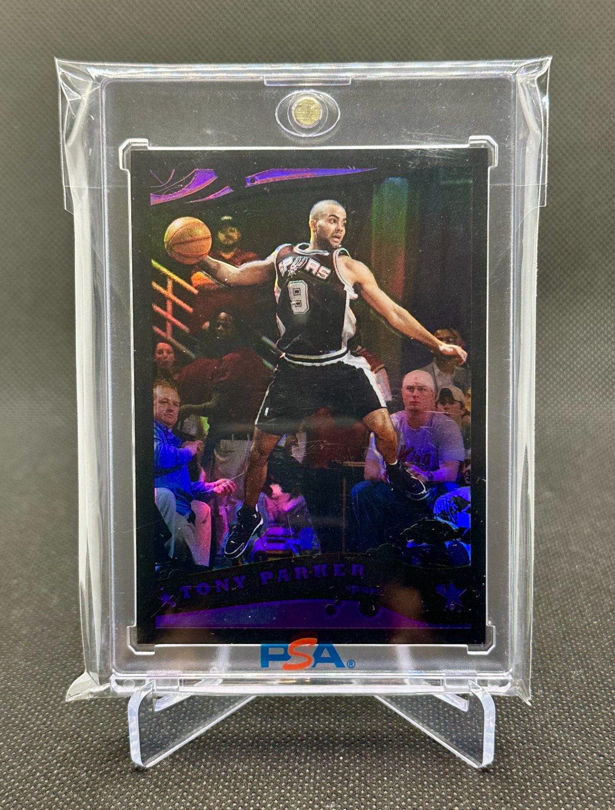 2005 Topps Chrome Tony Parker #65 Black Refractor /399