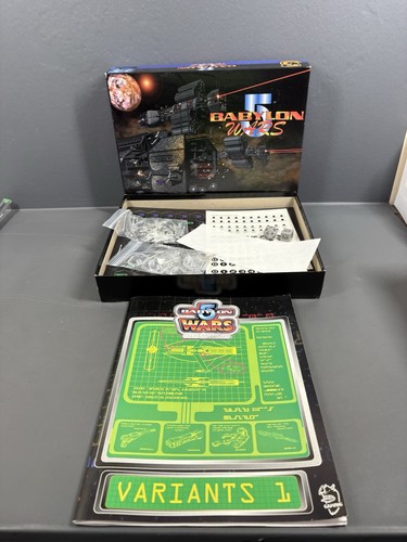 Babylon 5 Wars BW-101 Game + Wars of Retribution Game Book