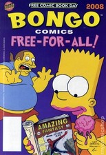 Bongo Comics Free-For-All FCBD 2008 VG Stock Image Low Grade