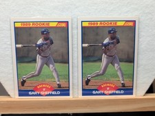 (2) 1989 Score - Gary Sheffield #625 (RC)