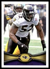 Ray Lewis 2012 Topps #25 Baltimore Ravens NFL READ FREE SHIPPING AutographDen