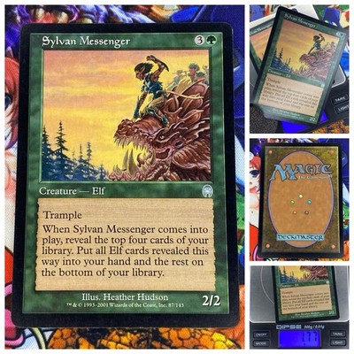 MTG Sylvan Messenger     NM Magic TCG Apocalypse 2001 Vintage OG Staple