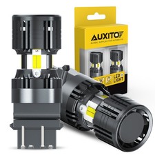 2x 6000K White 3157 3156 LED DR Turn Signal Parking Light Blinker Corner Bulb EA