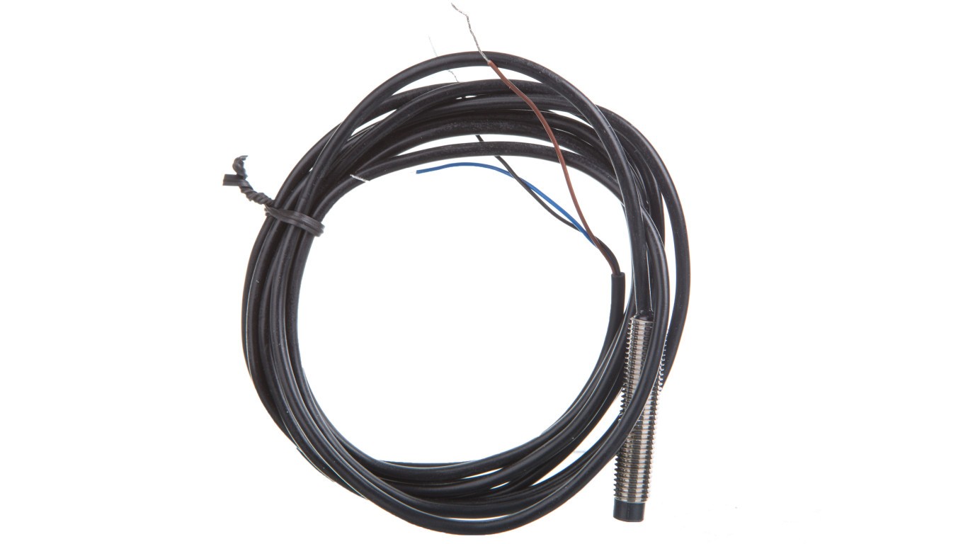 M8 Induction Sensor 2.5mm 12-24V DC PNP 1Z 2m Cable XS208BLPAL2