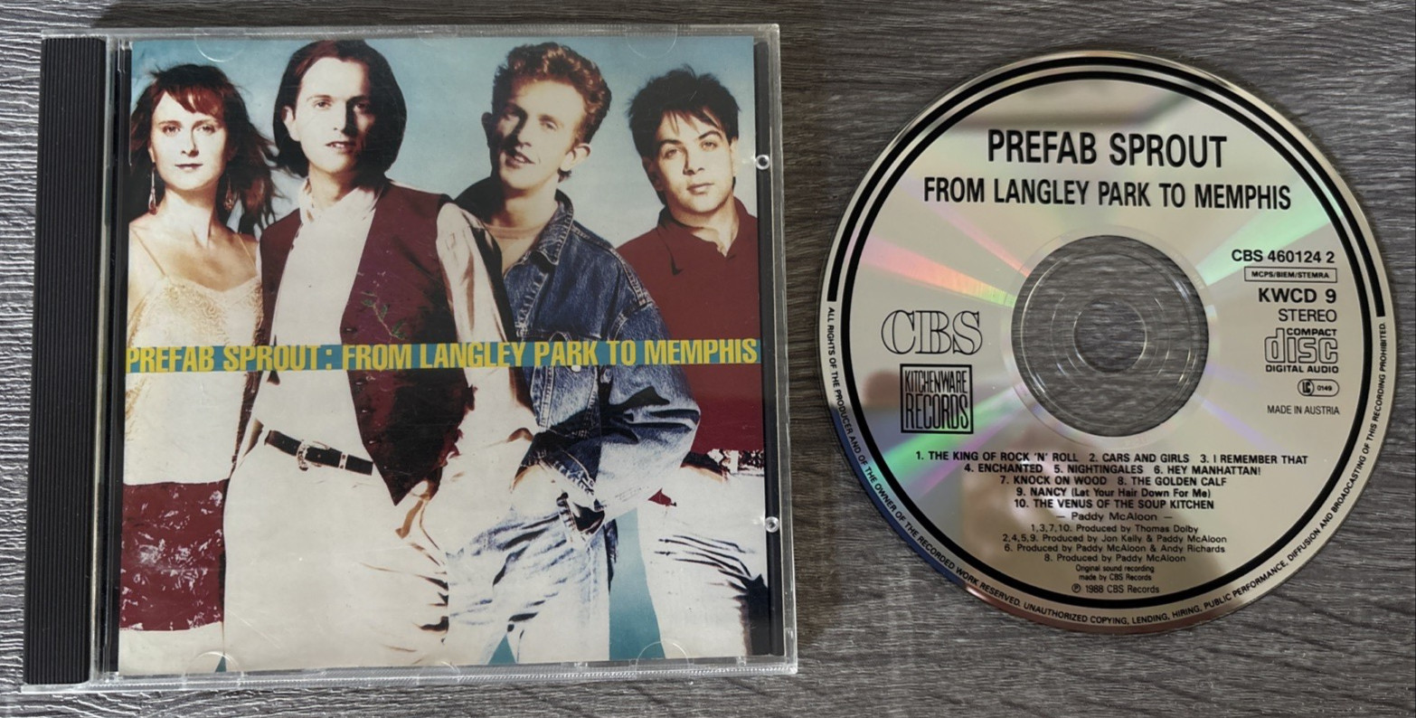 PREFAB SPROUT - From Langley Park To Memphis :  CD Album - 1989 CBS Records