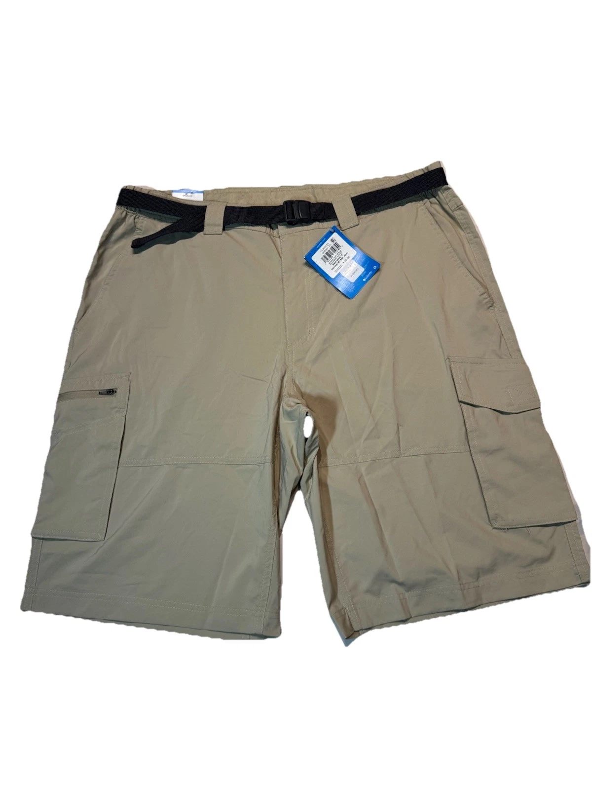 Columbia Kestrel Trail Shorts Mens 38 12” Inseam Tan Lightweight Cargo Hiking