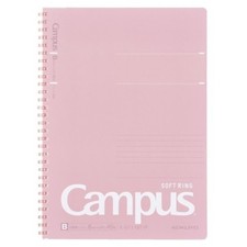 Kokuyo Campus B5 Soft Ring Ruled Pink