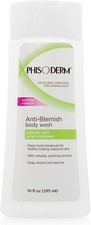pHisoderm Anti-Blemish Body Wash for Acne, 10 fl oz Bottle