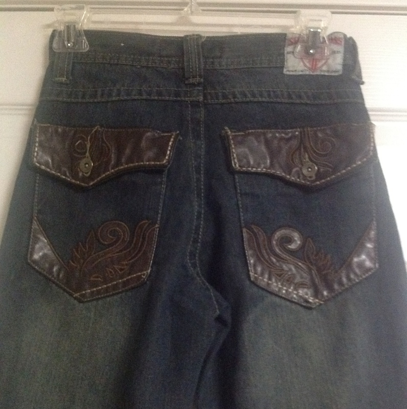 Jean Garçon Swiss Cross, Taille 8 Ans, Bleu - Occasion Très Bon état