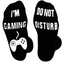 Do Not Disturb Funny Gaming Socks Christmas Gift Stocking Stuffers for Teens