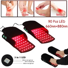 2 Slippers: LED Infrared Red Light Therapy FOR Foot Neuropathy Joint Pain Relief