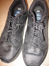 Dr. Scholls Gel Cushion Work Shoes Black Men's Size 8.5 Wide
