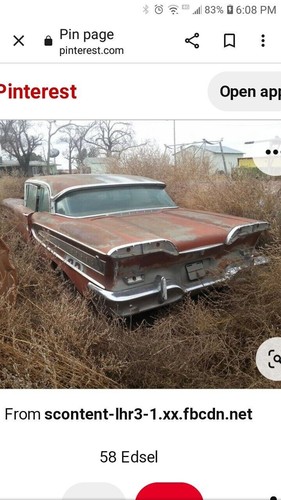 Edsel 1958 1958 1/18 (DS) desgastado bien usado techo rígido - Imagen 7 de 7