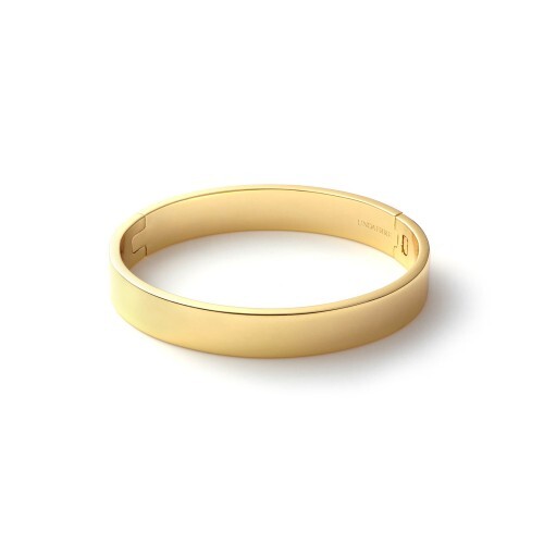 UNOAERRE BRACCIALE da donna bangle rigido in bronzo placcato oro 24kt (2620) - Foto 1 di 3