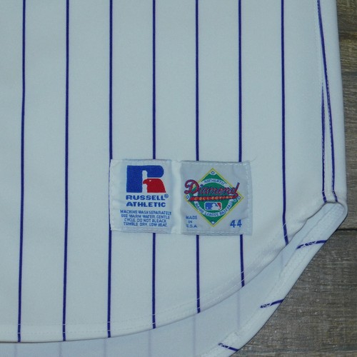 Camiseta deportiva vintage 1993 auténtica colección de diamantes Russell de la colección de diamantes 44 de Colorado Rockies - Imagen 9 de 10