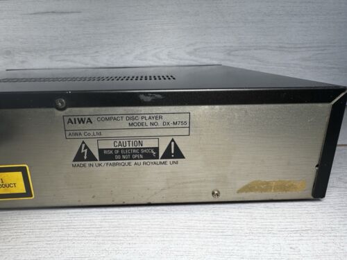 Rare Vintage Aiwa DX-M755 Stereo Compact Disc CD Disk Player HiFi Separate - Bild 10 von 14