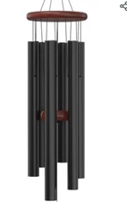 Wind Chimes Nalulu Black Metal 35" Large