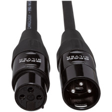 Hosa Pro Microphone Cable, REAN XLR3f to XLR3m, 25ft   HMIC-025