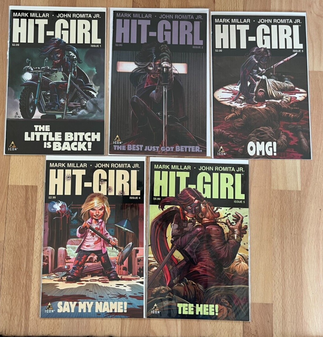 Hit-Girl Image Comics Complete Set 9.2 Avg E33-170