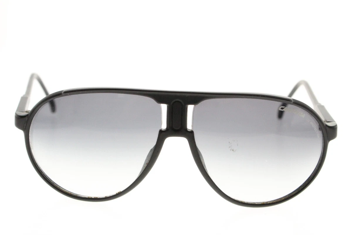 VTG Carrera Champion DL5 7V Aviator Sunglasses Matte Black 62 12