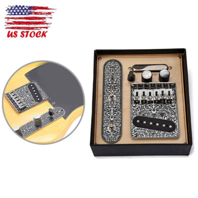 TL Bridge Alnico 5 Neck Pickup Control Plate Knob for Tele Telecaster USA