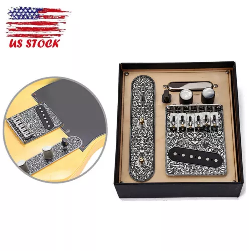 TL Bridge Alnico 5 Neck Pickup Control Plate Knob for Tele Telecaster USA