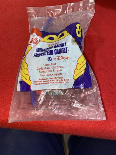 NIP 1999 Disney-“Inspector Gadget” McDonalds Toy SIREN HAT - #8. - Picture 1 of 1
