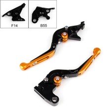 Adjustable Folding Extendable Brake Clutch Levers For Buell X1 S1 XB M2 Gold US
