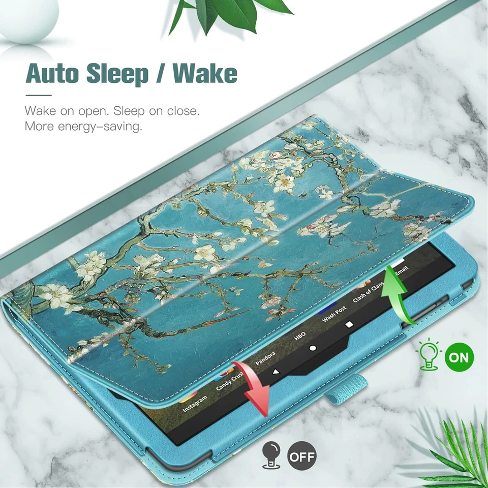 Funda Folio para Tablet Amazon Fire HD 8 y Fire HD 8 Plus 2024/2022 Soporte Cubierta Foto 4 de 4