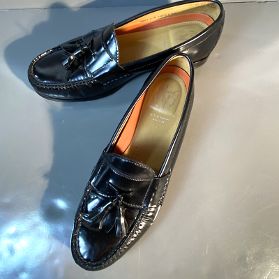 Cole Haan Shoes Mens Size 9.5 M Black Leather Grand OS Pinch  display picture 2