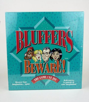Bluffers Beware! The Game Le Jeu Board Game - New and Factory Sealed