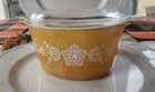 Pyrex Butterfly Gold Vintage Casserole With Lid