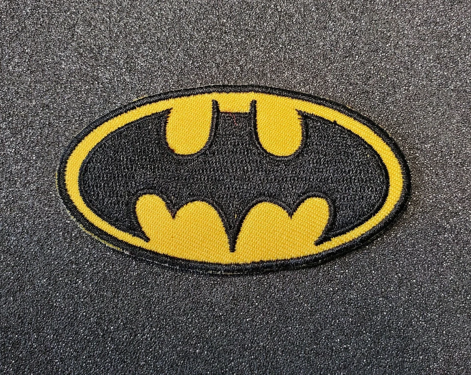 Batman Black & Yellow Logo Patch 3 inches wide - Image 2 of 4