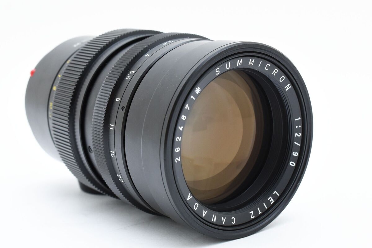 LEITZ Leica Summicron M 90mm/F2.0 Ver.I V.1 Black Lens From LEITZ Leica Summicron M 90mm/F2.0 Ver.I V.1 Black Lens From