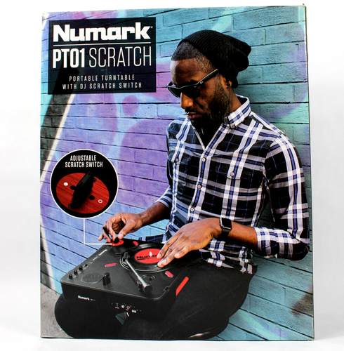 Numark PT01 Scratch Portable DJ Turntable w USB & Built in Scratch-Switch NewOB - Picture 18 of 19