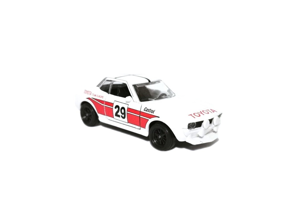 TOYOTA CELICA GT WHITE CUP MAJORETTE 1/64 RACING CARS 230B MINIATURE CAR