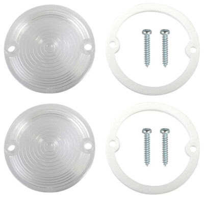 1965 1966 1967 1968 65 66 67 Ford Mustang Cougar Back Up Light Lamp Clear Lenses
