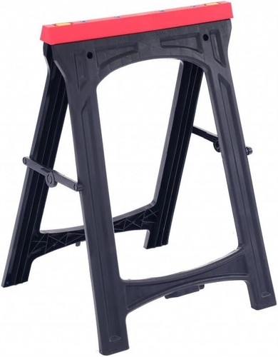 2 x Heavy Duty Folding Sawhorse Trestle Stands 300kg DIY Workshop Construction - Picture 4 of 7