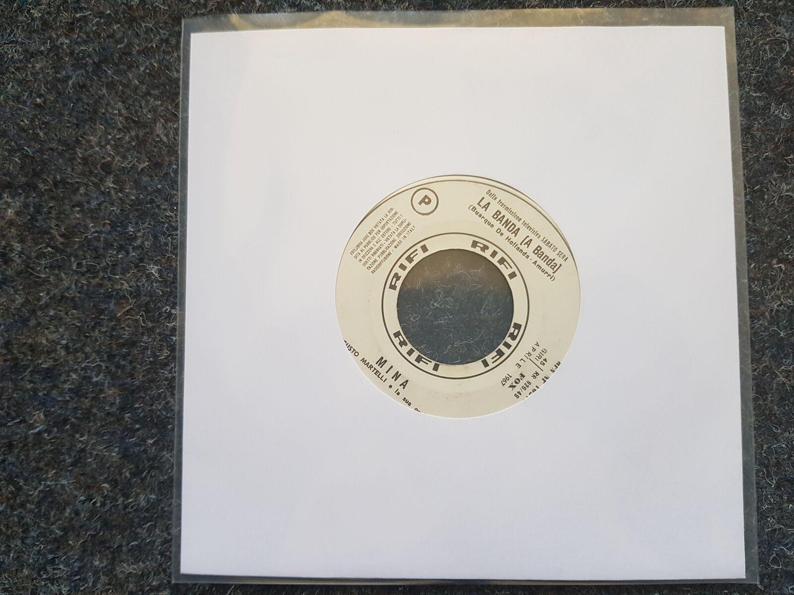 7"" Single Vinyl Mina - La banda JUKEBOX PROMO ITALY