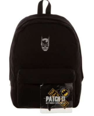 DC Comics Batman Patch It Backpack with Patches and Pin