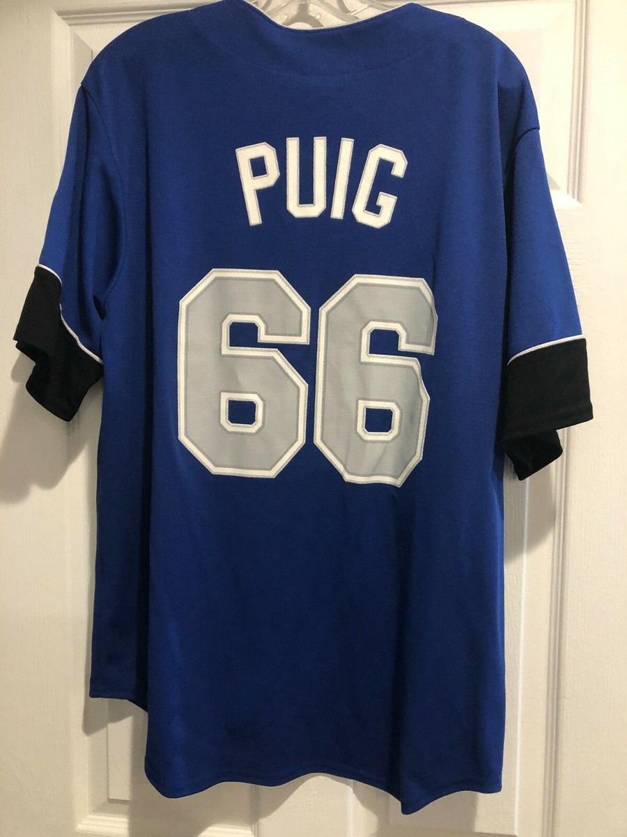 ドジャース プイーグ PUIG #66 ジャージー ユニフォーム MLB Los Angeles Dodgers Yasiel Puig #66 Jersey MLB Genuine
